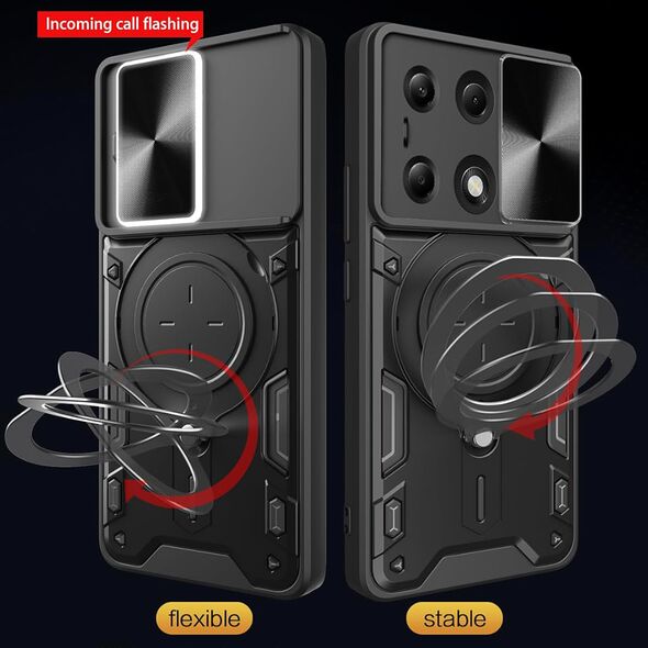 Techsuit Case for Xiaomi Redmi Note 13 Pro 4G / Poco M6 Pro 4G - Techsuit CamGuard Pro - Black 5949419260054 έως 12 άτοκες Δόσεις