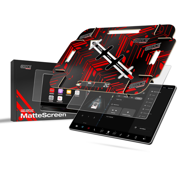GrizzGlass CarDisplay MatteScreen Easy Tesla Model 3 Highland 2023-2024