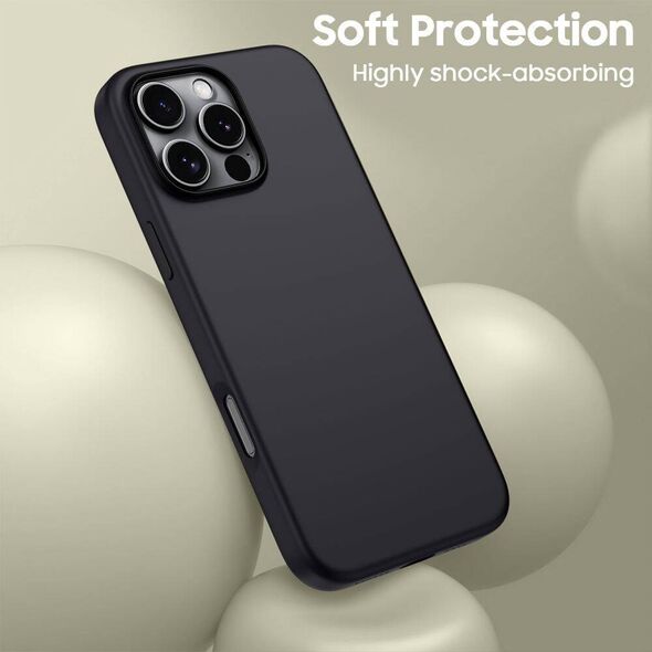 Case IPHONE 16 PRO MAX Tech-Protect Silicone MagSafe Matte black 5906302311774