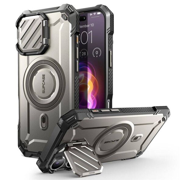 Case IPHONE 16 PRO SupCase UB XT Mag MagSafe Tigrey gray 843439150508