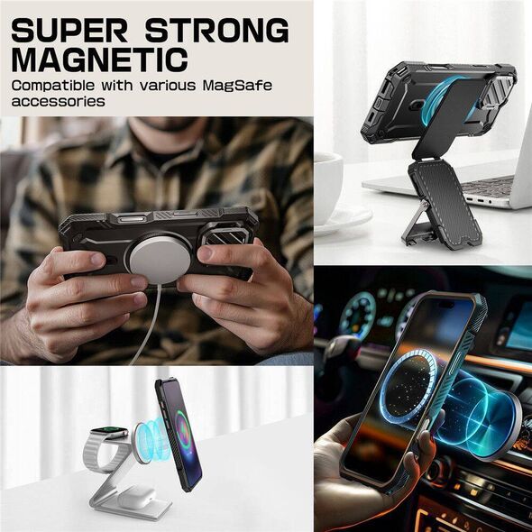 Case IPHONE 16 PRO MAX SupCase UB XT Mag MagSafe black 843439150768