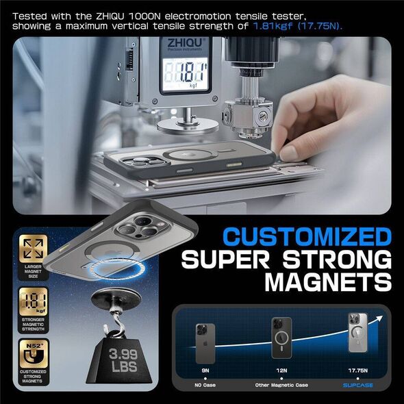 Case IPHONE 16 PRO MAX SupCase UB Mag MagSafe gray 843439150867