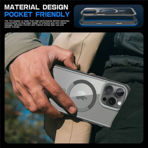 Case IPHONE 16 PRO MAX SupCase UB Mag MagSafe gray 843439150867