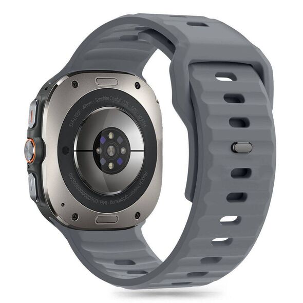 Strap for SAMSUNG GALAXY WATCH ULTRA (47MM) Tech-Protect Silicone Crayon gray 5906302376469