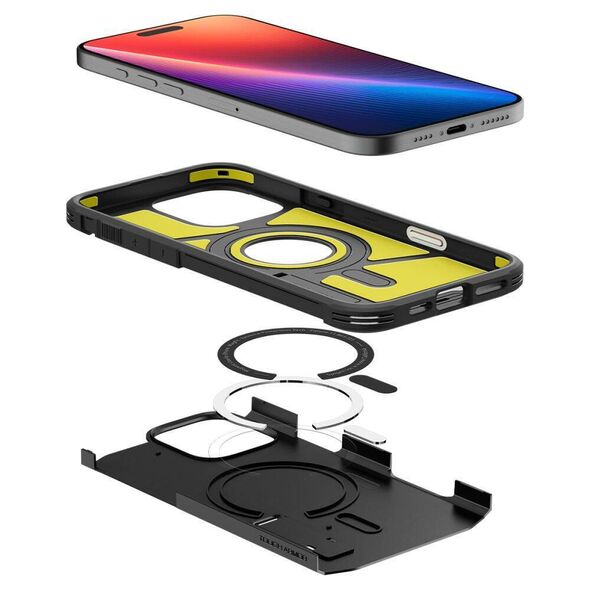 Case IPHONE 16 PRO MAX Spigen Tough Armor "T" Mag MagSafe black 8809971233590