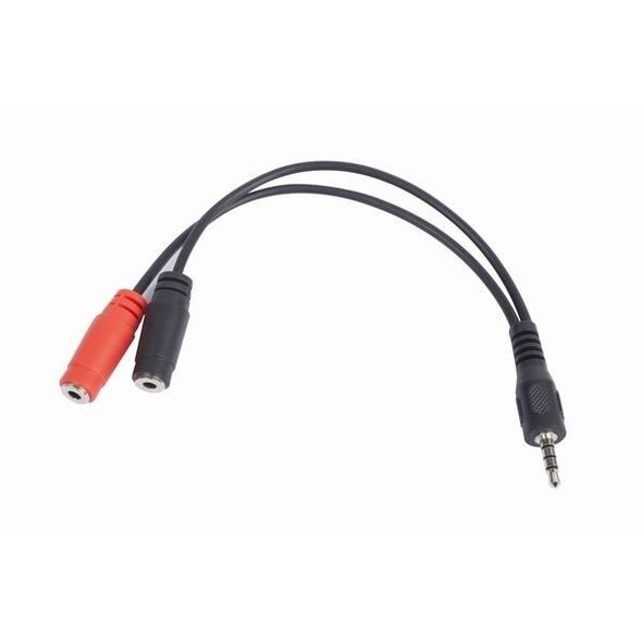 Kabel Gembird Jack 3.5mm - Jack 3.5mm 0.2m czarny (CCA417W)
