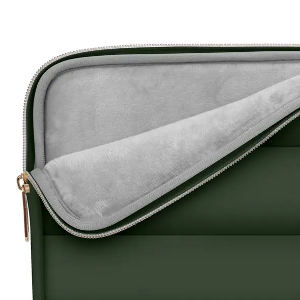 Tech-Protect Puffy Laptop 15-16 case + accessory bag Army Green