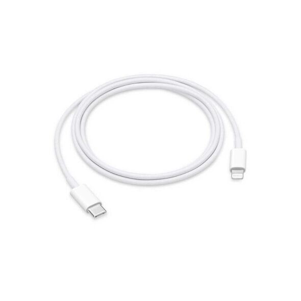 Apple USB-C to Lightning Cable Λευκό 1m (MUQ93ZM/A) (APPMUQ93ZM-A) έως 12 άτοκες Δόσεις
