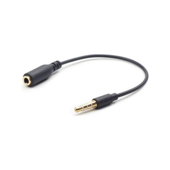 Kabel Gembird Jack 3.5mm - Jack 3.5mm 0.15m czarny (CCA-419)