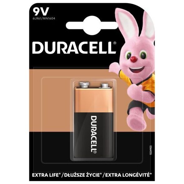 Duracell DURACELL Bateria BASIC 6LR61/9V (1 szt.)V2