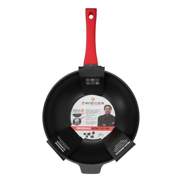 Patelnia Zwieger wok Greblonowa 32cm