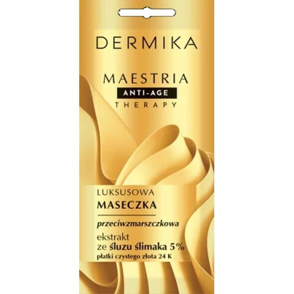 Dermika DERMIKA Maestria Anti-Age Therapy Luksusowa Maseczka przeciwzmarszczkowa - ekstrakt ze śluzu ślimaka 5%  7g