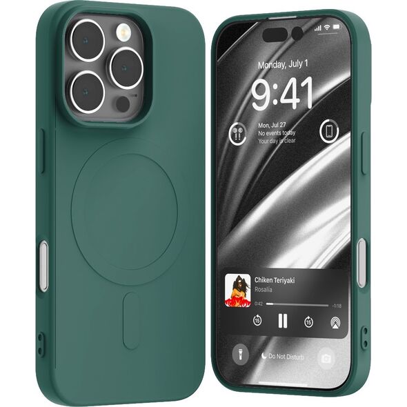 Mercury Mercury MagSafe Semi-Silicone iPhone 16 Pro 6,3" zielony /green