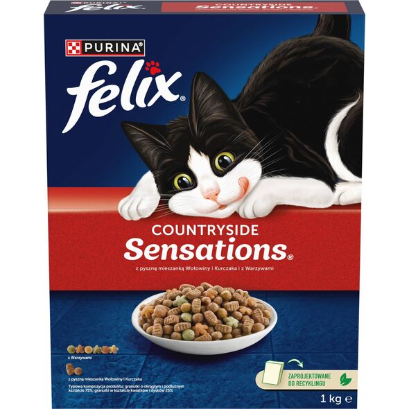 PURINA NESTLE Purina FELIX Countryside Sensations Wołowina 1kg