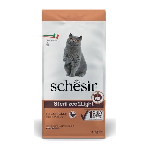 Agras Pet Foods SCHESIR Sterilized Bogata w kurczaka 10kg