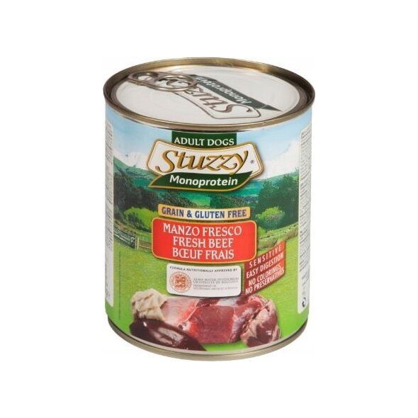 Agras Pet Foods STUZZY Monoprotein FRESH wołowiną 800g