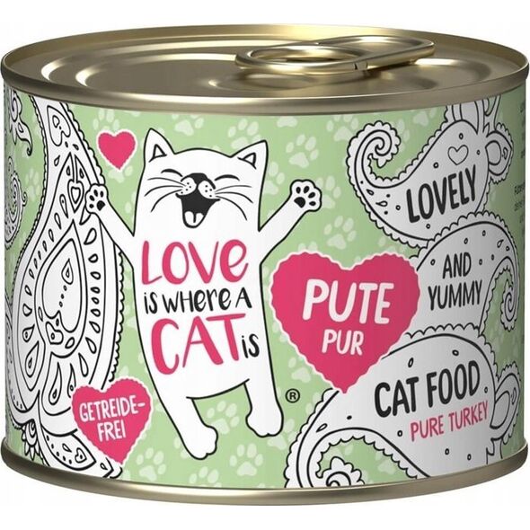 Love is where a cat is Love is where a cat is® z czystym indykiem 200g