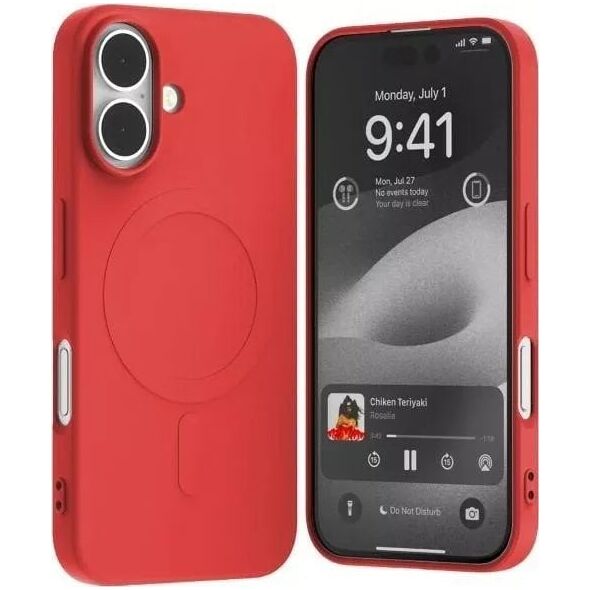 Mercury Mercury MagSafe Semi-Silicone iPhone 16 6,1" czerwony /red
