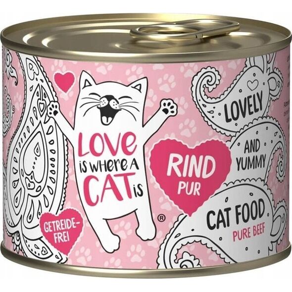 Love is where a cat is Love is where a cat is® z czystą wołowiną 200g