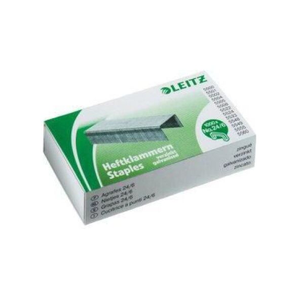 Leitz Zszywki 24/6, 1000 szt. 244532 4002432446001
