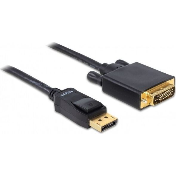 Kabel Delock DisplayPort - DVI-D 3m czarny (82592) 319004 4043619825929