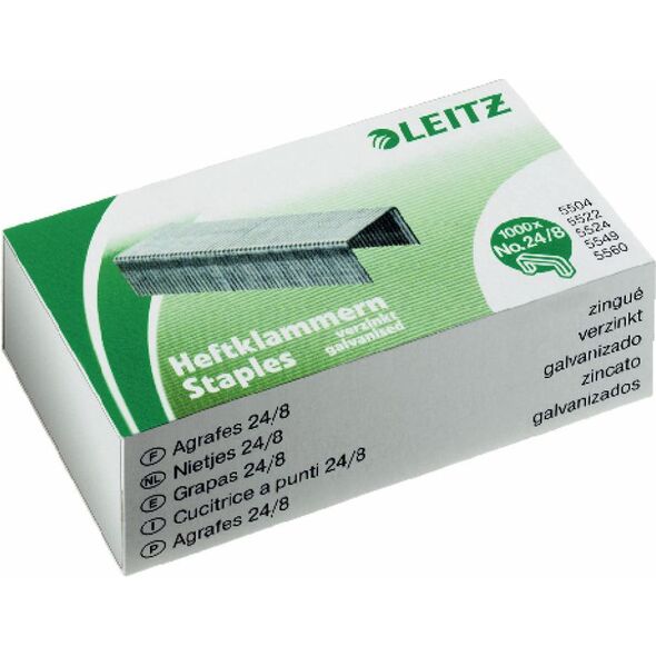 Esselte Zszywki Leitz galwanizowane 24/8 (55710000) 486399 4002432325108