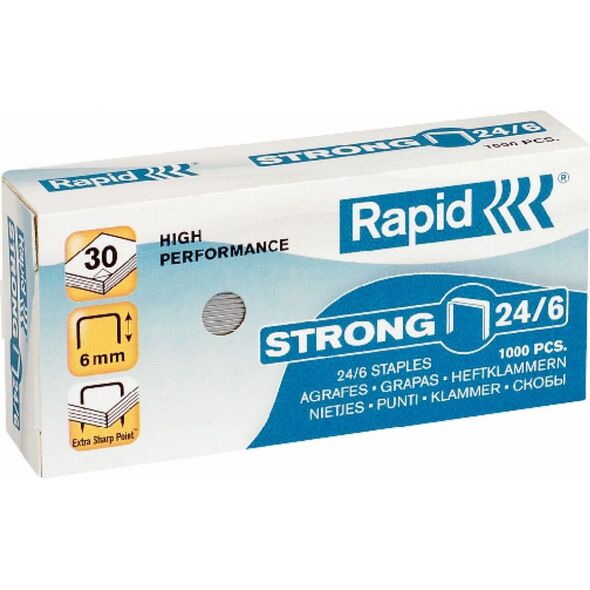 Esselte zszywki RAPID STRONG 24/6 1M (24855800) 486405 7313468558000
