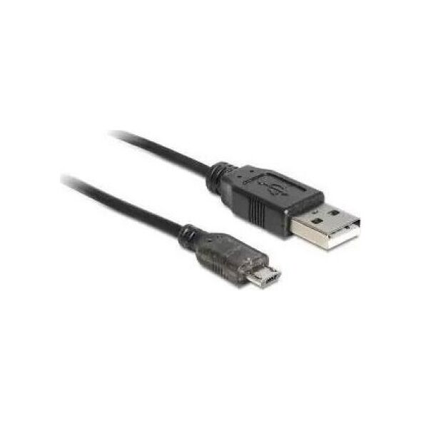Kabel USB Delock USB-A - microUSB 1.5 m Czarny (83272) 585281 4043619832729