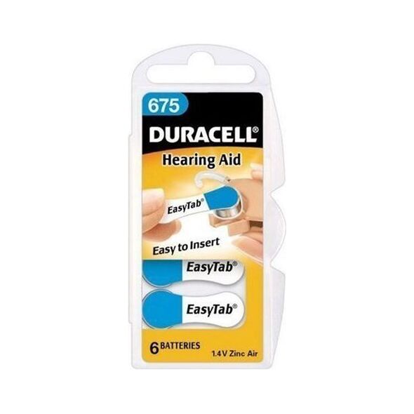 Duracell Bateria do aparatów słuchowych PR44 6 szt. 620724 4043752174649