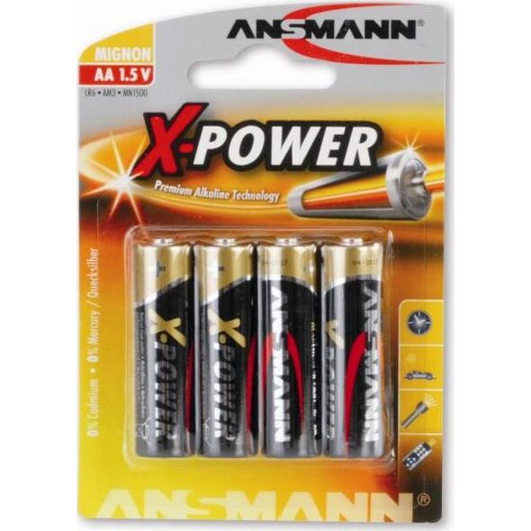 Ansmann Bateria X-Power AA / R6 4 szt. 625247 4013674003907