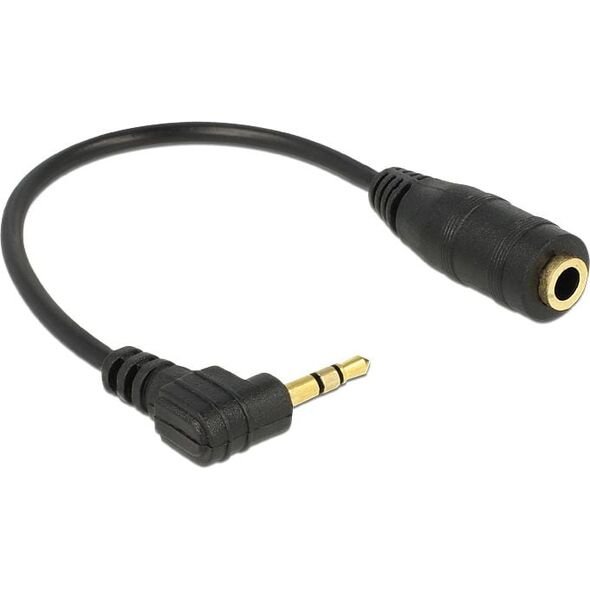 Kabel Delock Jack 2.5mm - Jack 3.5mm 0.15m czarny (65397) 597521 4043619653973