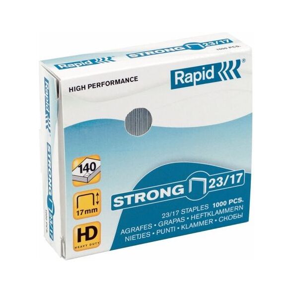Rapid Zszywki Strong 23/8, 1000 szt. (10K257C) 652351 7313468698003