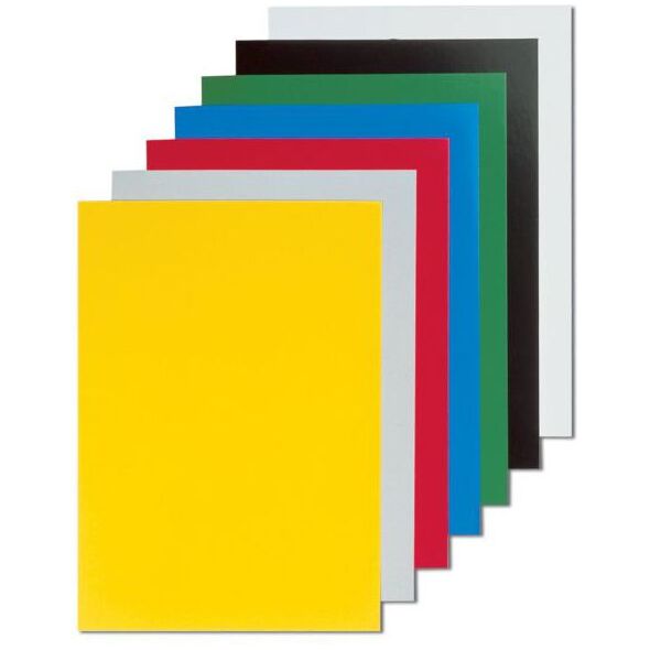 Fellowes okładki kartonowe Chromo A4 czerwone, 100 szt. czerwony (5378303) 653335 77511537837