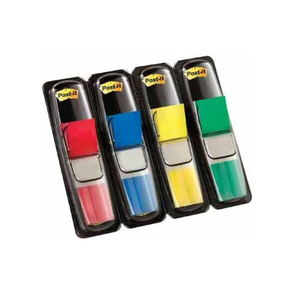 3M Zakładki indeksujące foliowe Post-it wąskie 12x43mm (13K002A) 654398 21200533242