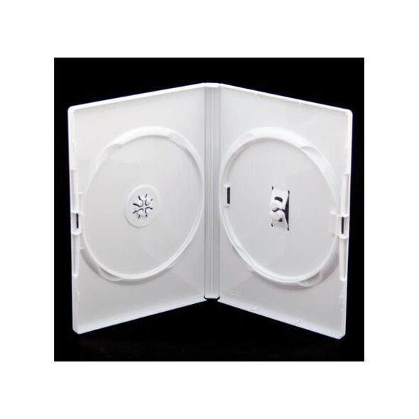 Amaray PUDEŁKO DVD 14MM 2 Biały SIDE-BY-SIDE 654896 5907595413770