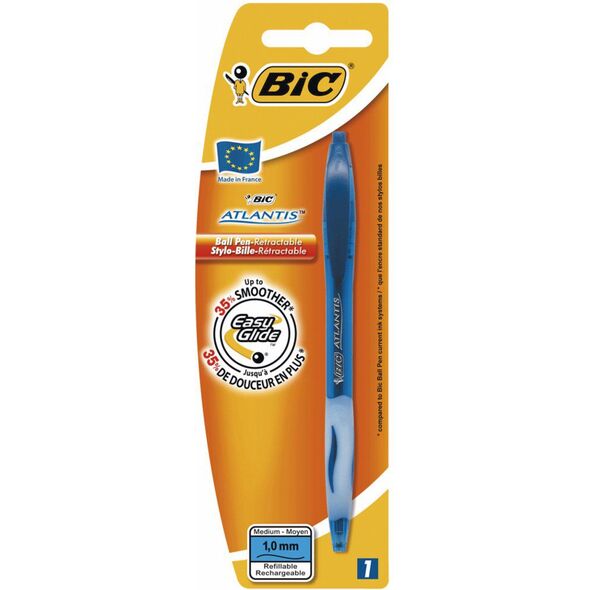 Bic Długopis Atlantis Click Niebieski 692721 3086123001305
