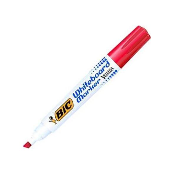 Bic marker suchościeralny velleda 1751 końcówka ścięta czerwony 692742 3086129999675