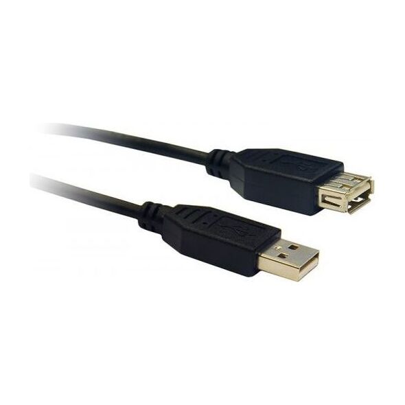 Kabel USB Libox USB-A - USB-A 1.8 m Czarny (LB0015) 702903 5901811400490