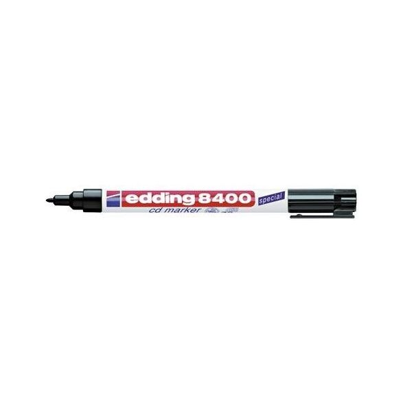 Edding Marker niezmywalny do płyt CD/DVD 8400 czarny (EG1016) 708512 4004764782703