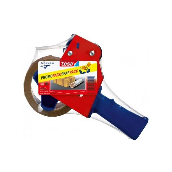 Tesa Dyspenser do taśm pakowych tesa® STANDARD + taśma 50m GRATIS (57395-00000-00) 708959 4042448022240