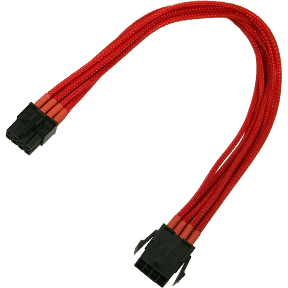 Nanoxia PCIe 8-pin - PCIe 8-pin, 0.3m, Czerwony (900300022) 729094 4260285293221