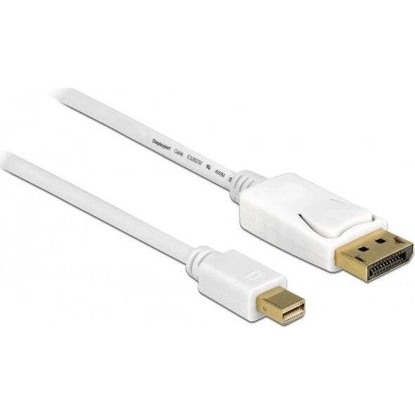 Kabel Delock DisplayPort Mini - DisplayPort 2m biały (83482) 740853 4043619834822