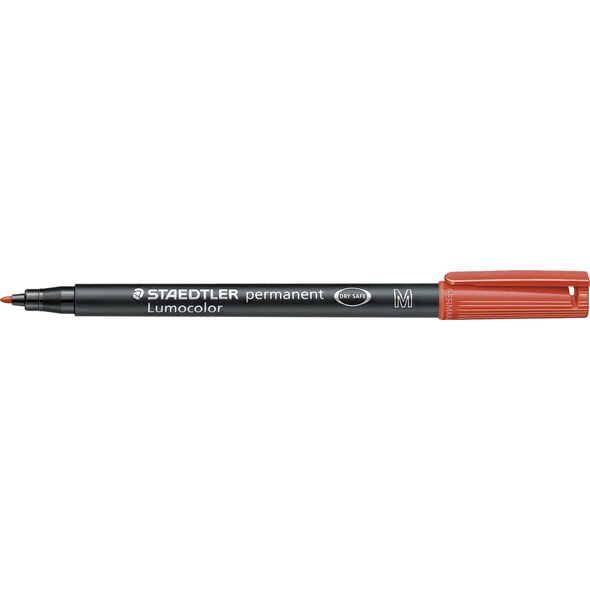 Staedtler Foliopis Lumocolor M 0,8mm czerwony (ST1091) 710469 4007817310564