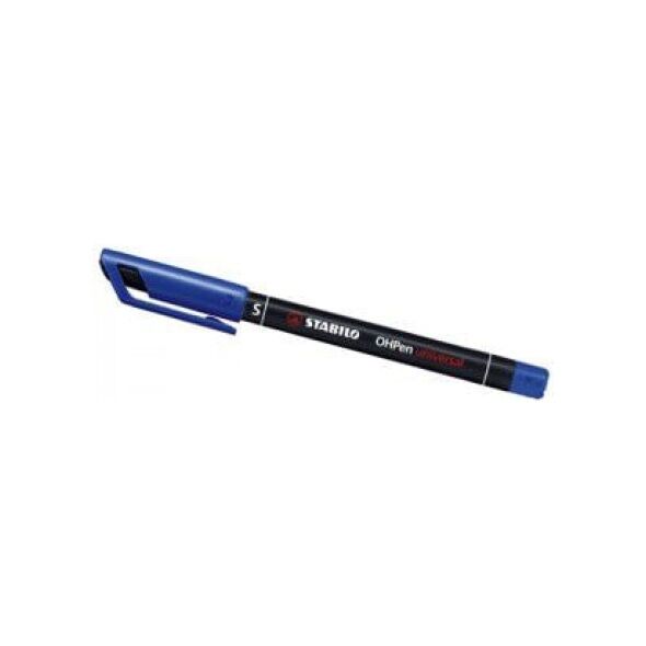 Stabilo Cienkopis OHP niezmywalny 1mm niebieski (843/41) 712028 4006381115438