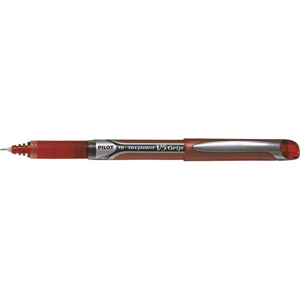 Pilot Cienkopis kulkowy V5 grip czerwony (WP1378) 709468 4902505279706