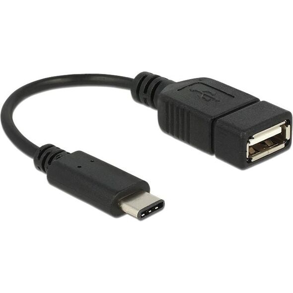Adapter USB Delock USB-C - USB Czarny  (65579) 752936 4043619655793