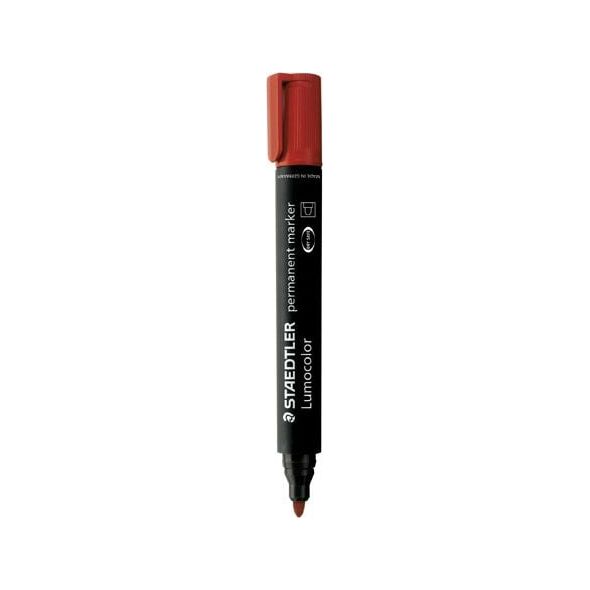Staedtler Marker permanentny S352 czerwony (ST1017) 710480 4007817304396