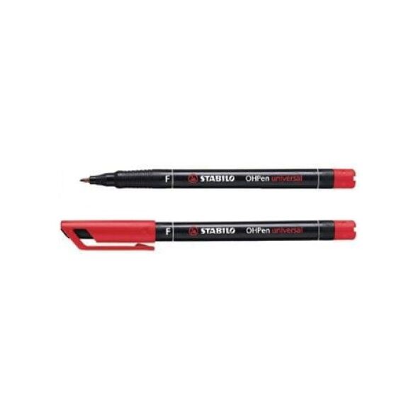 Stabilo Cienkopis OHP niezmywalny 0.7mm czerwony (842/40) 712025 4006381119054