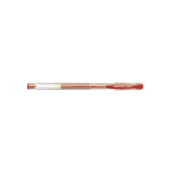 Uni Mitsubishi Pencil Długopis żelowy UM-100 czerwony (UN1023) 709322 4902778914243
