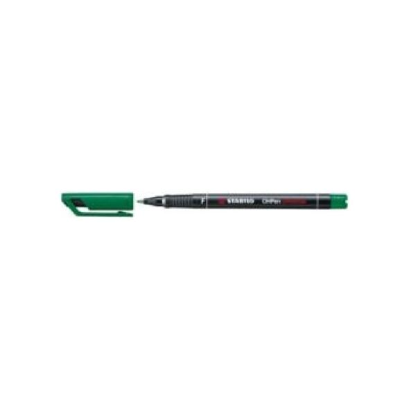Stabilo Cienkopis OHP niezmywalny 0.7mm zielony (842/36) 712027 4006381119047